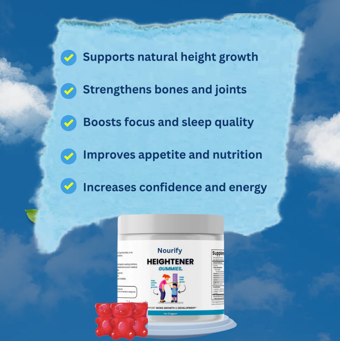 Nourify Heightener Gummies